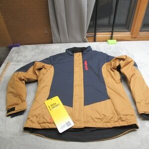 Ski Doo Vasa Jacket Womens Medium Beige Insulated Waterproof Snowmobile $400 NEW